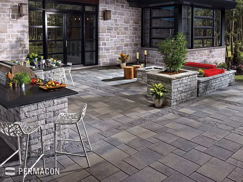 Melville 80 pavers by Permacon