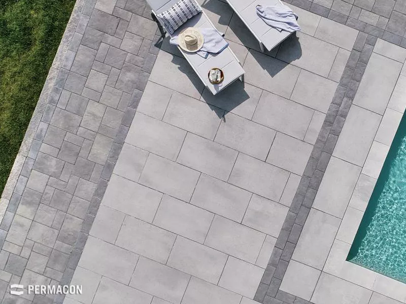 Mega-Melville Slabs by Permacon, Paving Slabs