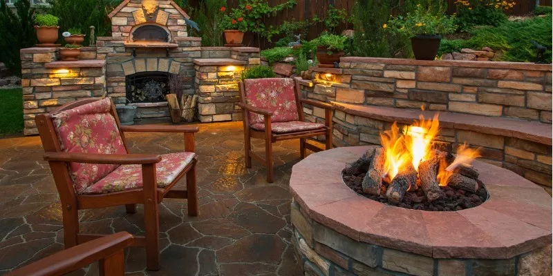 backyard fire pit