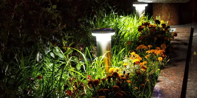 LED outdoor lighting for garden
